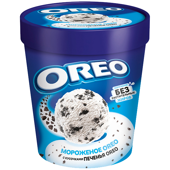 «OREO» ванильное с кусочками печенья стакан картон «OREO» ванильное с кусочками печенья стакан картон